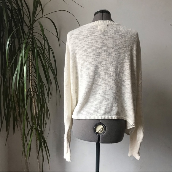 LOU & GREY Women’s Knitted Cropped Sweater Palm Print Size L - Picture 6 of 12